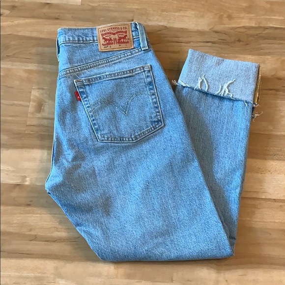 Levi's Denim - Levi’s 501 Light Wash Skinny Jean with Cutoff hem